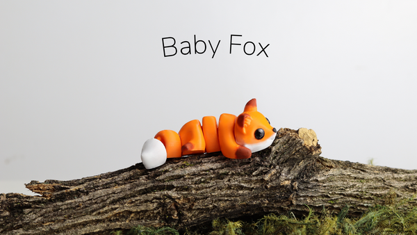 Woodland Baby Figures - 5 Piece Set - Made to Order 3D Prints