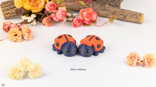 Baby Ladybug - 3D printed collectible figure by ZOU3D, view 2