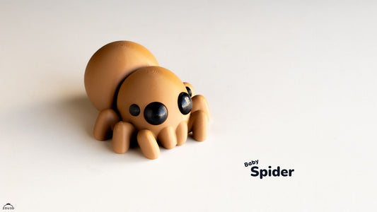 Baby Spider - 3D printed collectible figure by ZOU3D, view 2