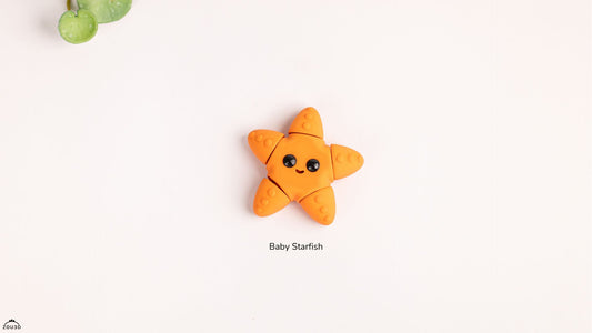 Baby StarFish - 3D printed collectible figure by ZOU3D, view 2