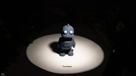 Tiny Robot - 3D printed collectible figure by ZOU3D, view 2
