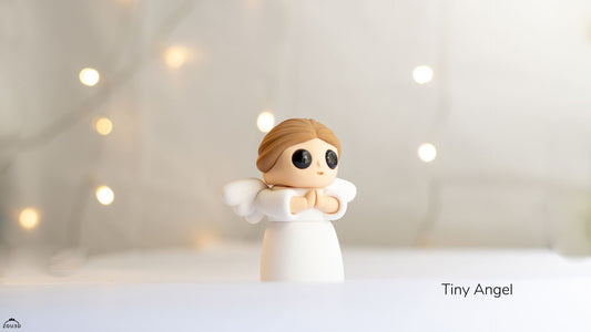 Tiny Angel - 3D printed collectible figure by ZOU3D, view 2