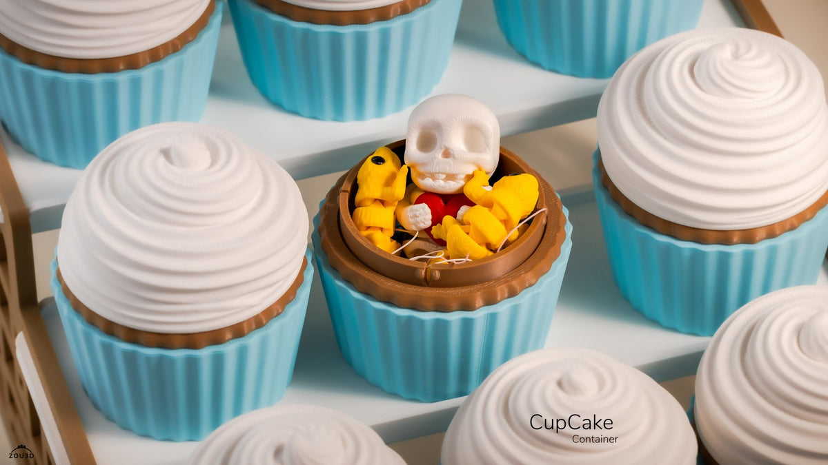 Cupcake Container - 3D printed collectible figure by ZOU3D, view 4