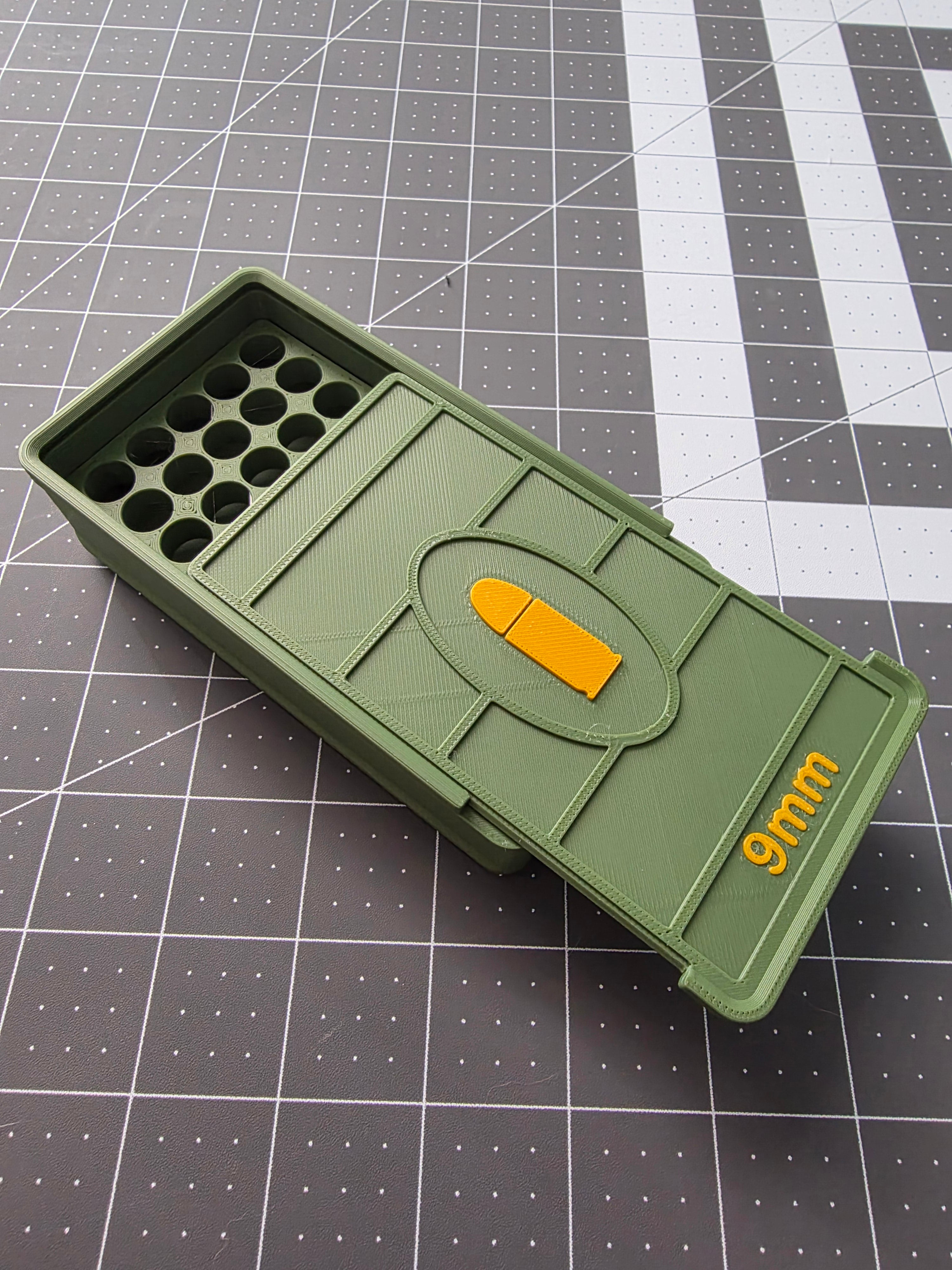 9mm Ammo Storage Box β 50-Round Snap-Lock Case (Gen 3 Stackable Design)