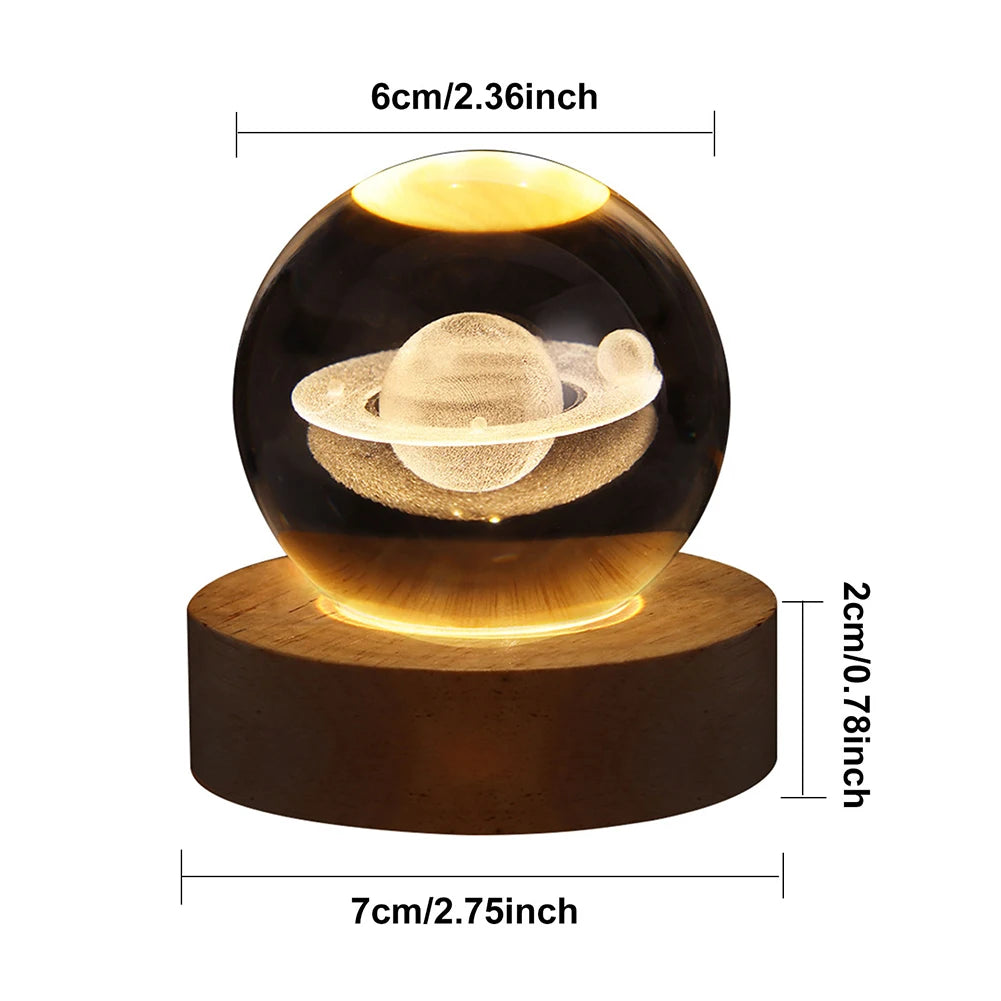Galaxy Crystal Ball Lamp