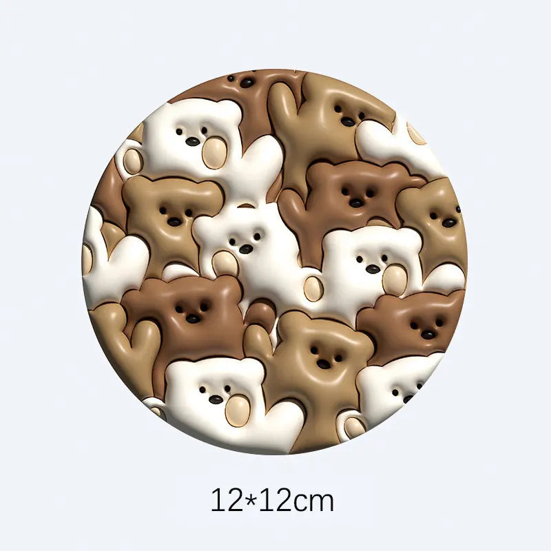 3D Animal Silicone Coasters