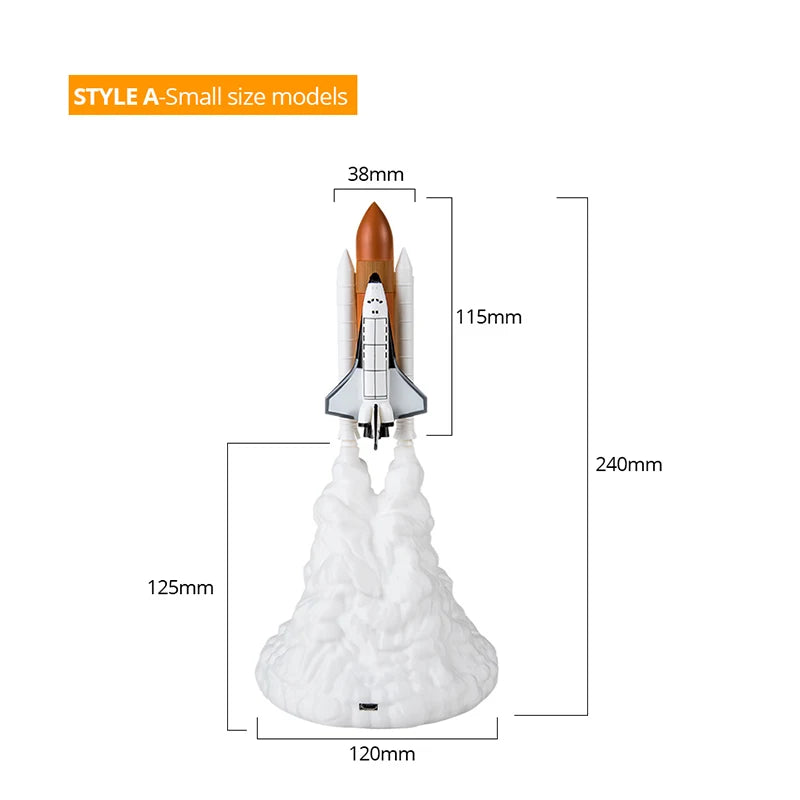 Space Shuttle LED Lamp