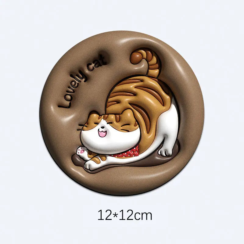 3D Animal Silicone Coasters