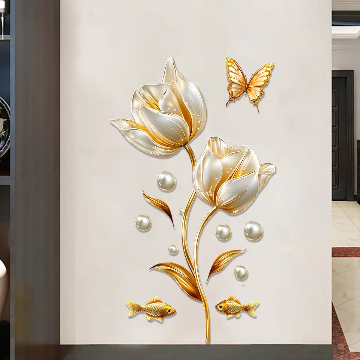 3D Tulip Wall Stickers