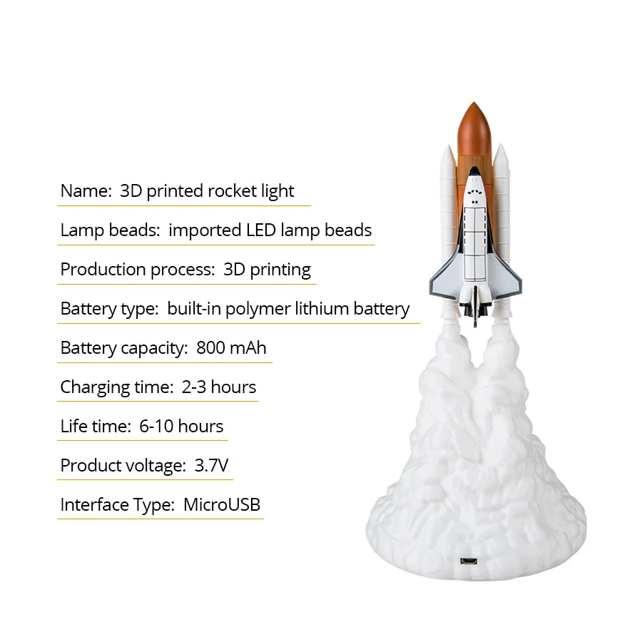 Space Shuttle LED Lamp