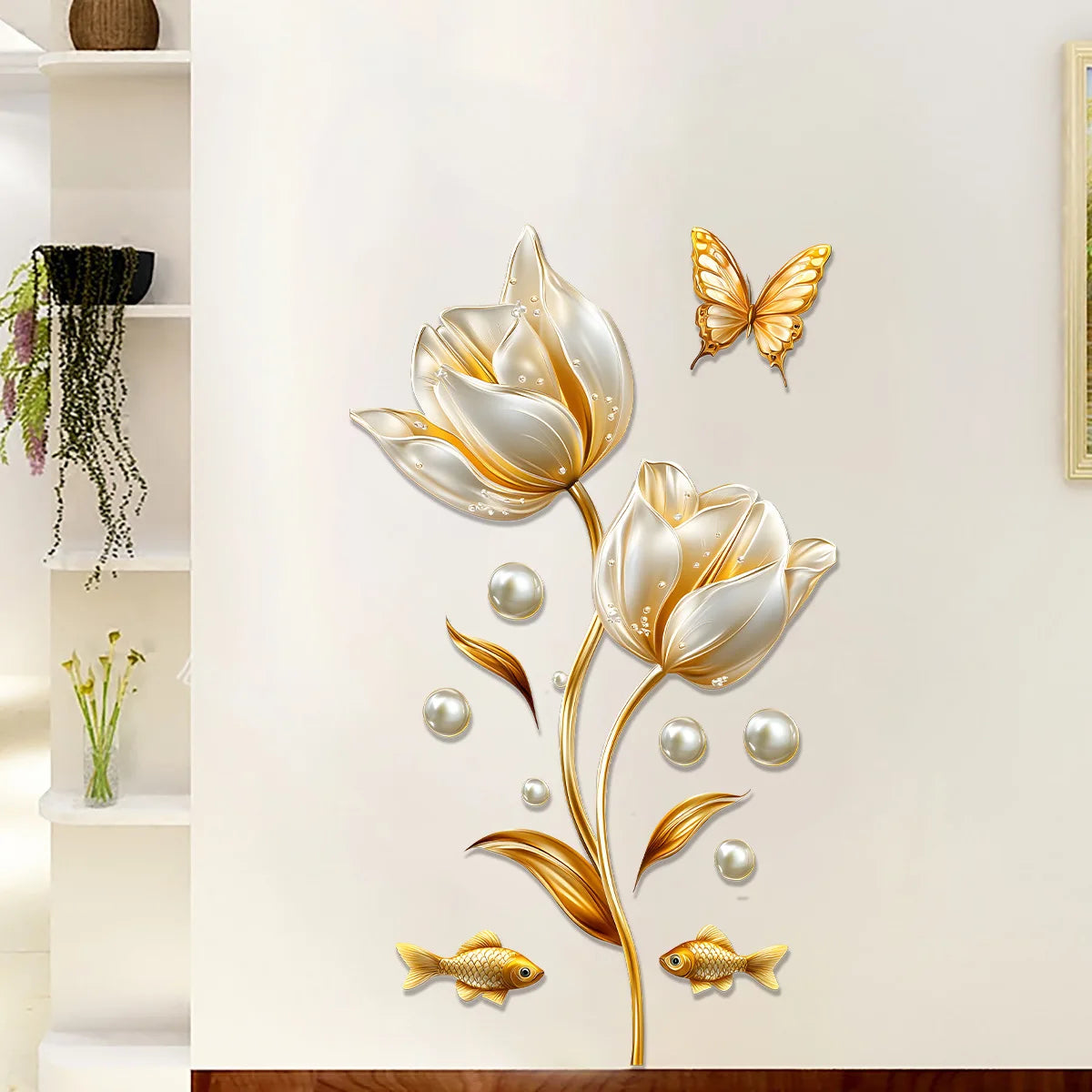 3D Tulip Wall Stickers