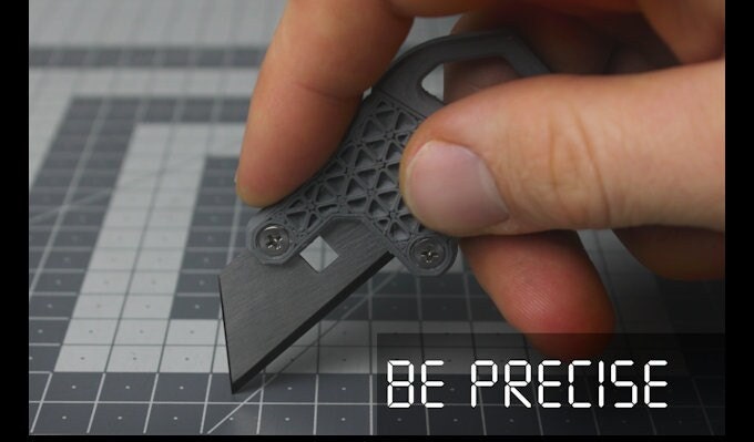 EDGE - 3D printed fixed blade utility knife
