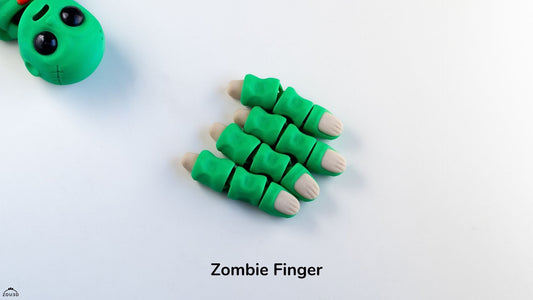 Zombie Finger - 3D printed collectible figure by ZOU3D, view 2