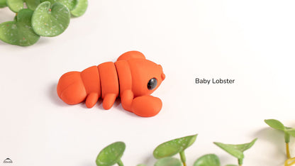 Baby Lobster - 3D printed collectible figure by ZOU3D, view 2