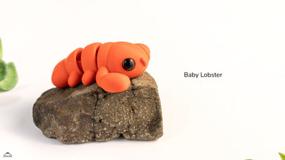 Baby Lobster - 3D printed collectible figure by ZOU3D, view 5