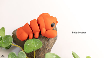 Baby Lobster - 3D printed collectible figure by ZOU3D, view 6