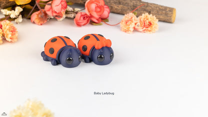 Baby Ladybug - 3D printed collectible figure, design by ZOU3D