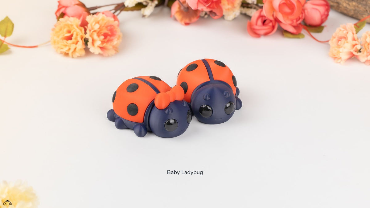 Baby Ladybug - 3D printed collectible figure by ZOU3D, view 3