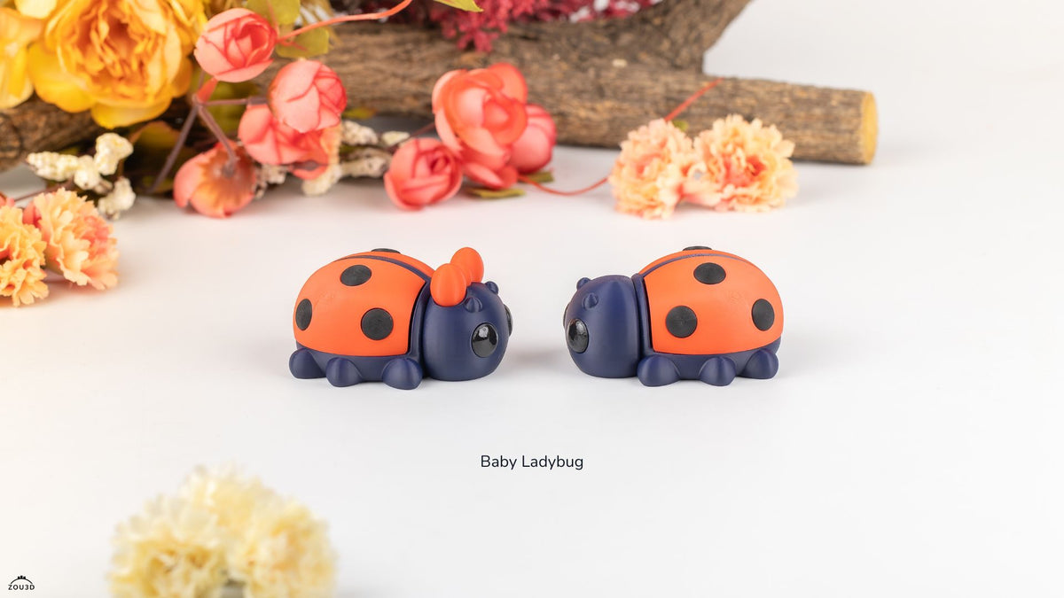 Baby Ladybug - 3D printed collectible figure by ZOU3D, view 4