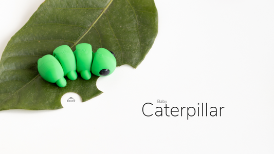 Baby Caterpillar - 3D printed collectible figure, design by ZOU3D