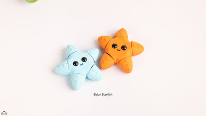 Baby StarFish - 3D printed collectible figure by ZOU3D, view 4