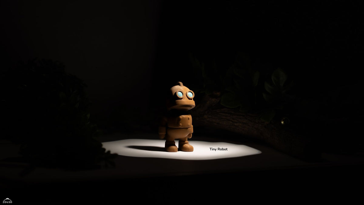 Tiny Robot - 3D printed collectible figure by ZOU3D, view 5
