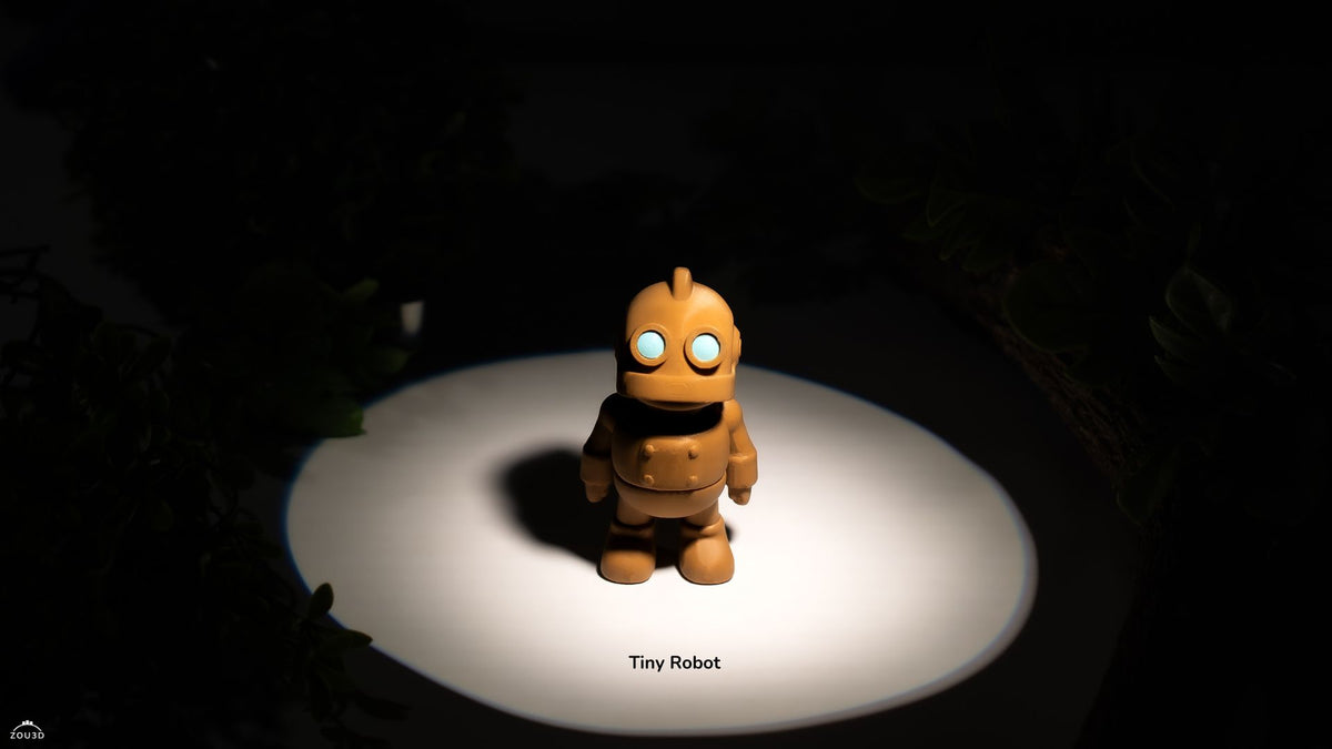 Tiny Robot - 3D printed collectible figure by ZOU3D, view 6