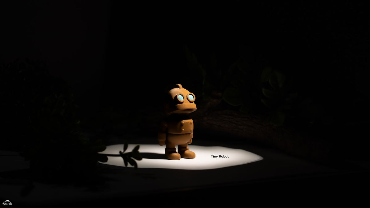 Tiny Robot - 3D printed collectible figure by ZOU3D, view 7