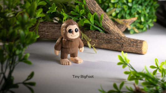 Tiny BigFoot - 3D printed collectible figure by ZOU3D, view 2