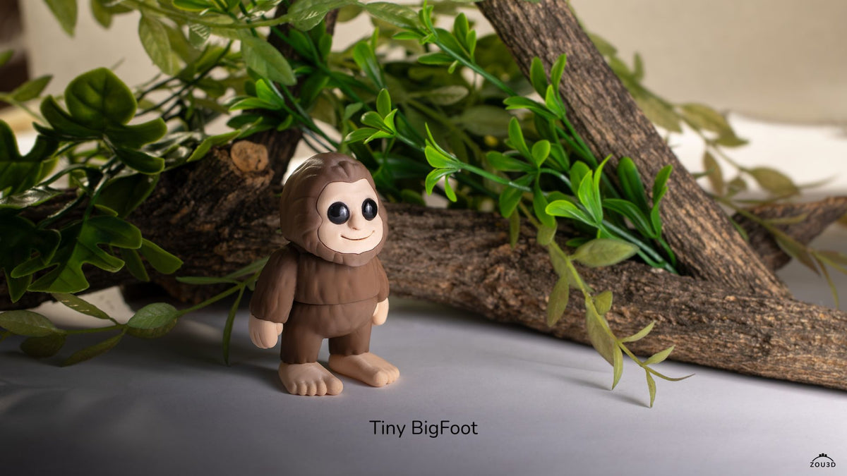 Tiny BigFoot - 3D printed collectible figure by ZOU3D, view 3