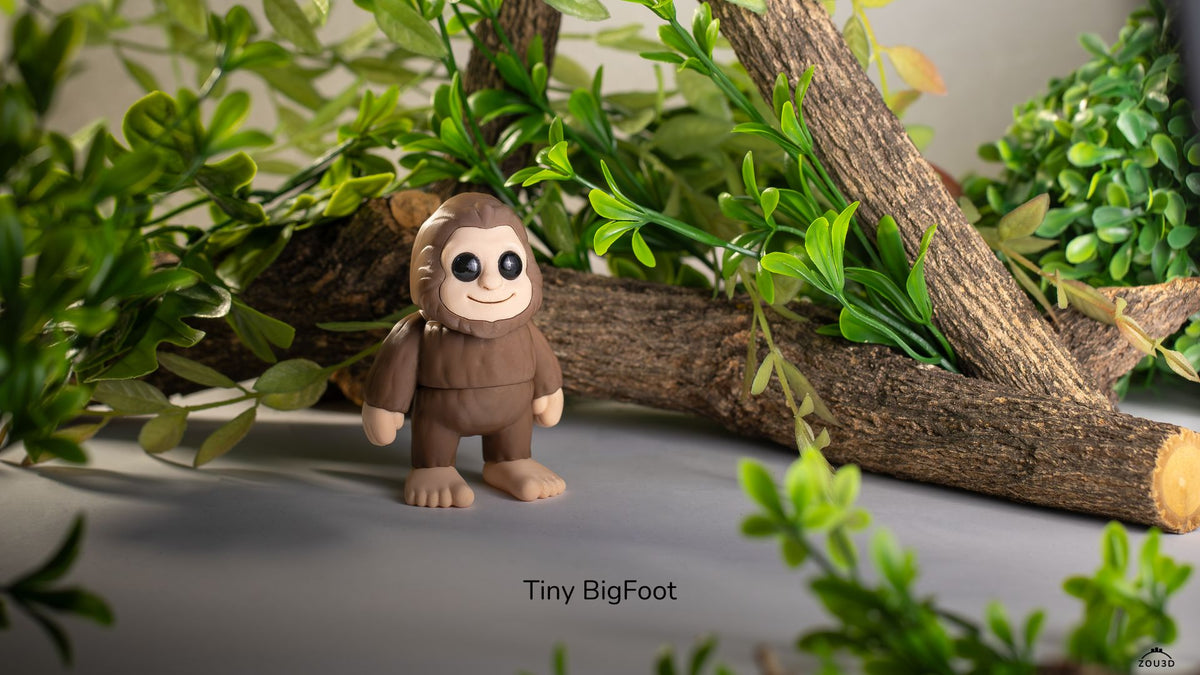 Tiny BigFoot - 3D printed collectible figure by ZOU3D, view 4