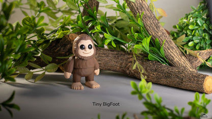 Tiny BigFoot - 3D printed collectible figure by ZOU3D, view 4