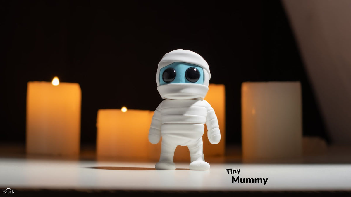 Tiny Mummy - 3D printed collectible figure, design by ZOU3D