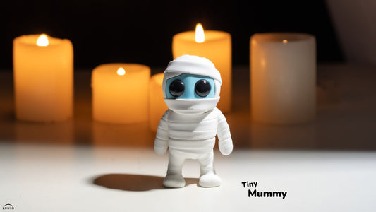 Tiny Mummy - 3D printed collectible figure by ZOU3D, view 2