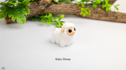 Baby Sheep - 3D printed collectible figure by ZOU3D, view 4