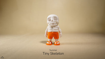 Summer Tiny Skeleton - 3D printed collectible figure by ZOU3D, view 2