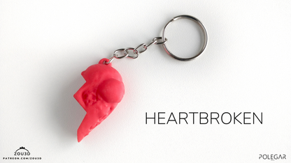 Heartbroken - 3D printed collectible figure by ZOU3D, view 2