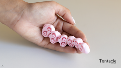 Tentacle Keychain - 3D printed collectible figure by ZOU3D, view 2