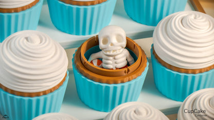 Cupcake Container - 3D printed collectible figure by ZOU3D, view 2