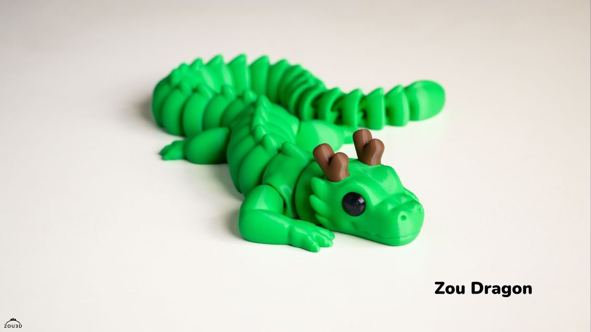 Zou Dragon - 3D printed collectible figure by ZOU3D, view 2