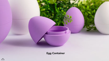 Egg Container - 3D printed collectible figure, design by ZOU3D