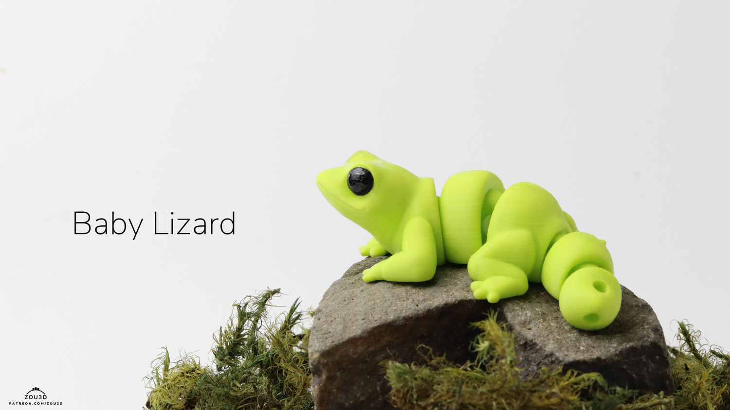 Baby Lizard 3D Print | Playful &amp; Unique Decor