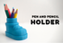 Shoe Pencil Holder 3D Print | Unique Desk Organizer