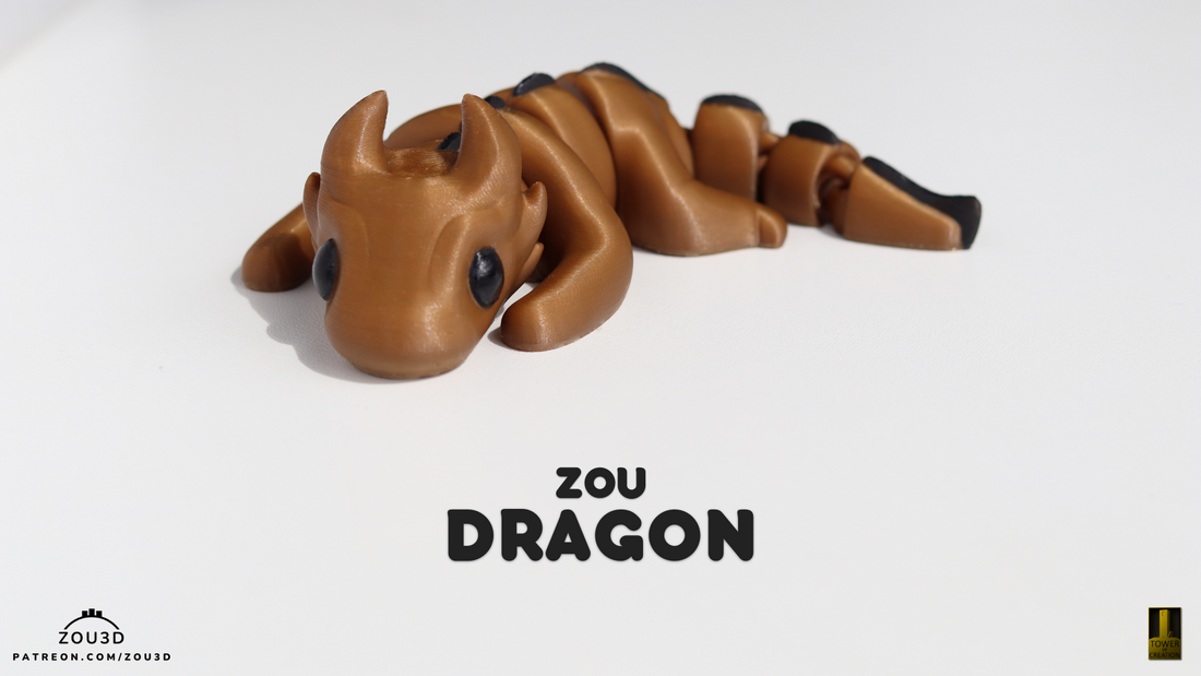 Zou Dragon 3D Print | Mythical &amp; Magical Decor