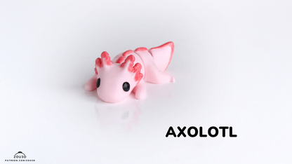 Baby Axolotl 3D Print | Charming Desk Companion