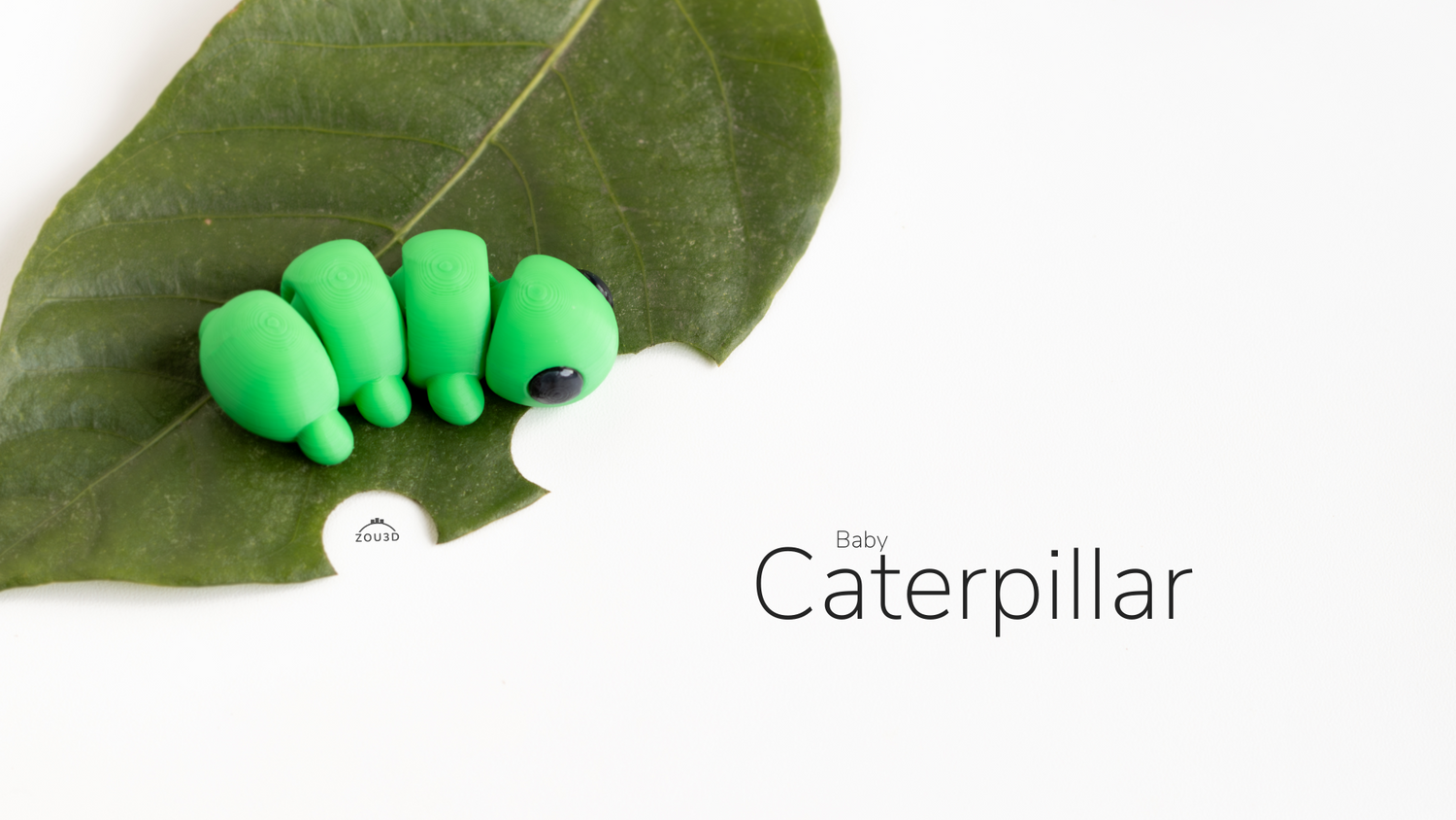 Baby Caterpillar 3D Print | Cute &amp; Whimsical Decor