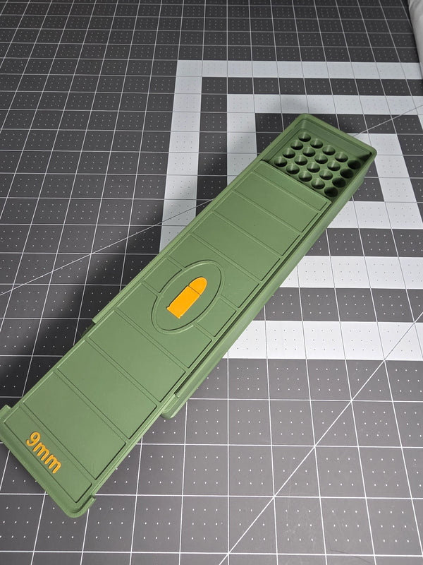 9mm Ammo Box – 100-Round Snap-Lock Storage Case