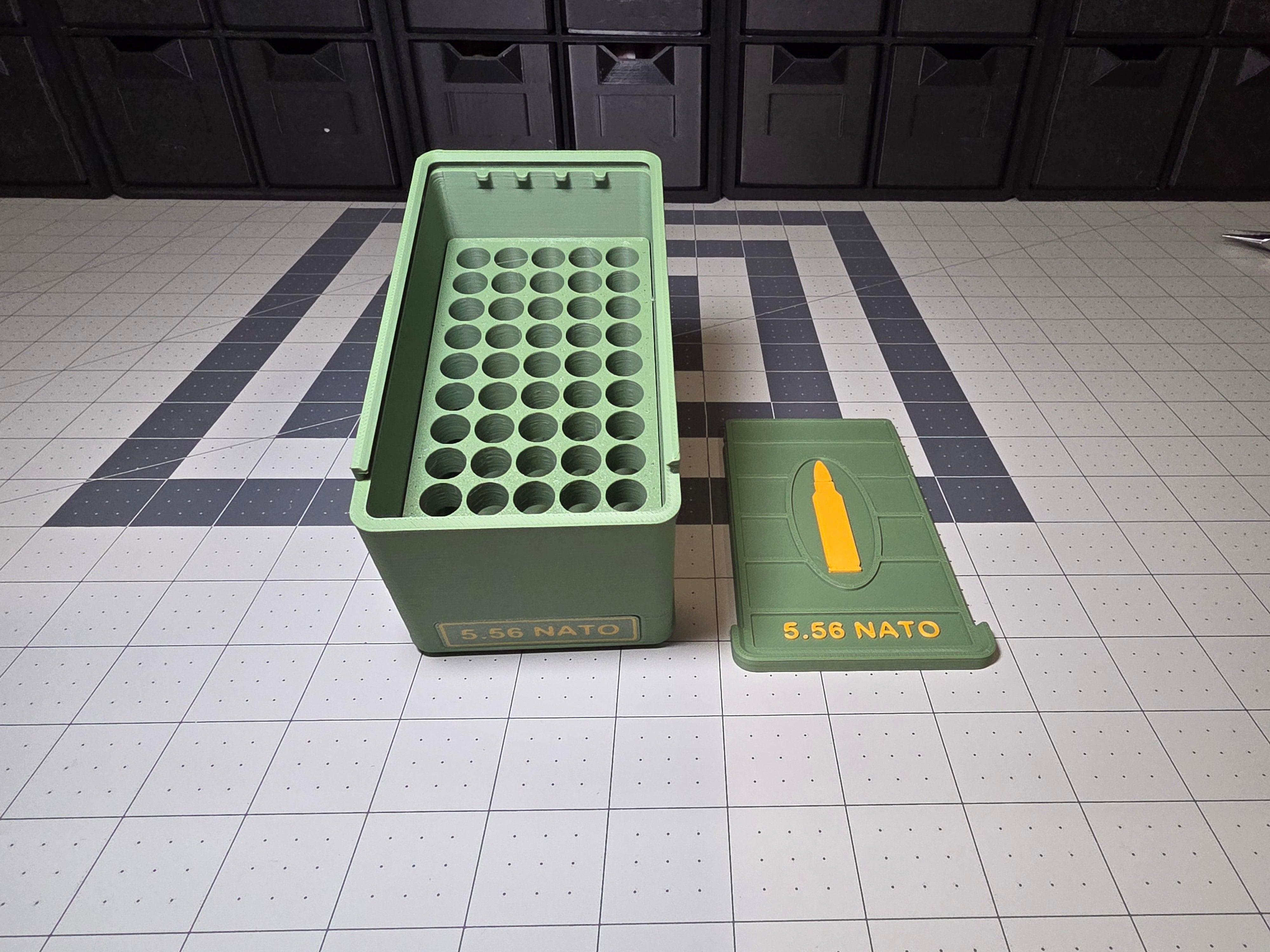 5.56 NATO 50-Round Ammo Storage Case