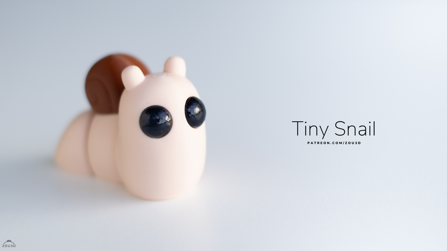 Tiny Snail 3D Print | Cute &amp; Quirky Desk Decor