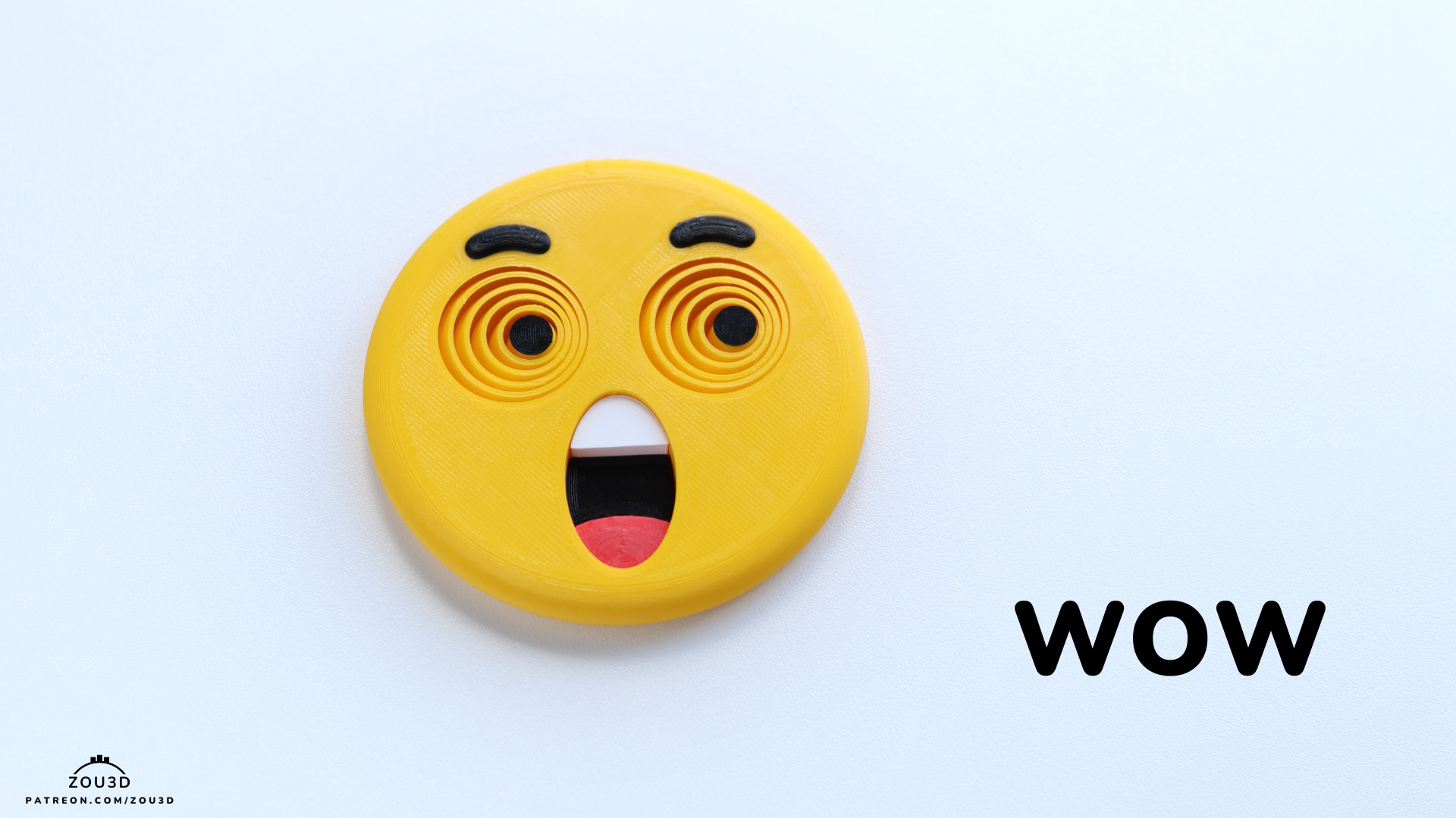 Wow Emoji 3D Print | Fun &amp; Playful Expression